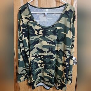 LuLaRoe Lynnae Long Sleeve Tee